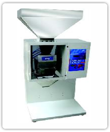 An ideal machine for automatically dispensing preset weights of free flowing products