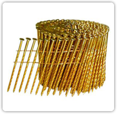 Nails welded together for Pneumatic nailing 